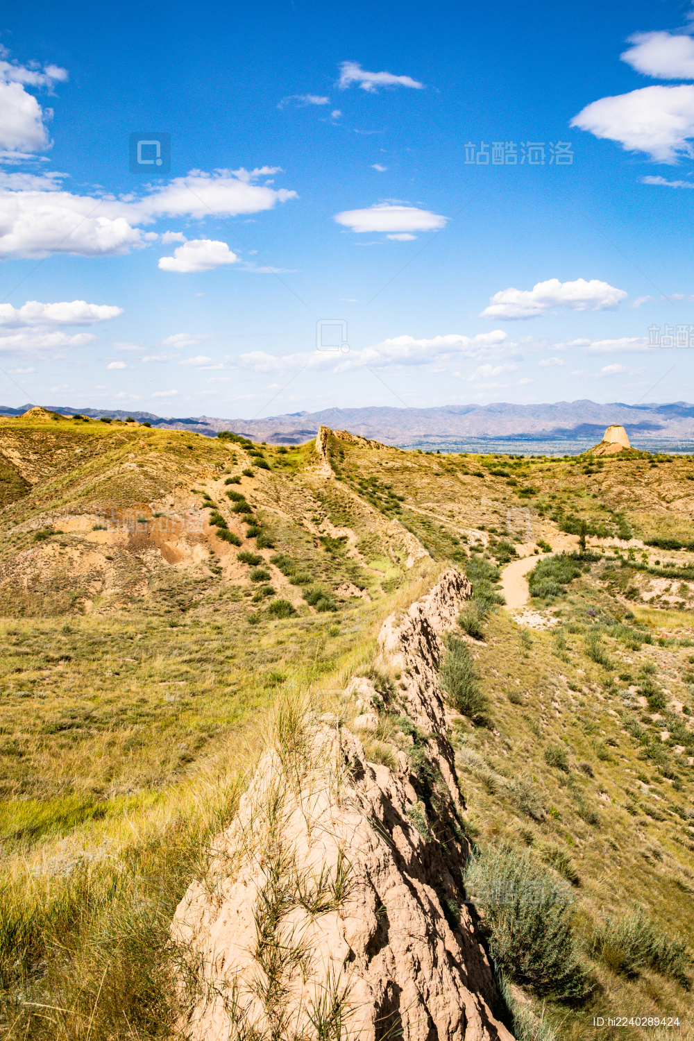 中国山西大同新平堡长城遗址