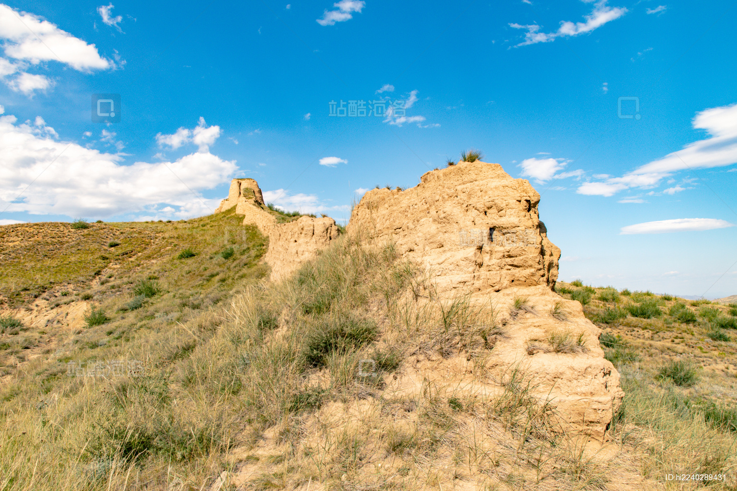 中国山西大同新平堡长城遗址