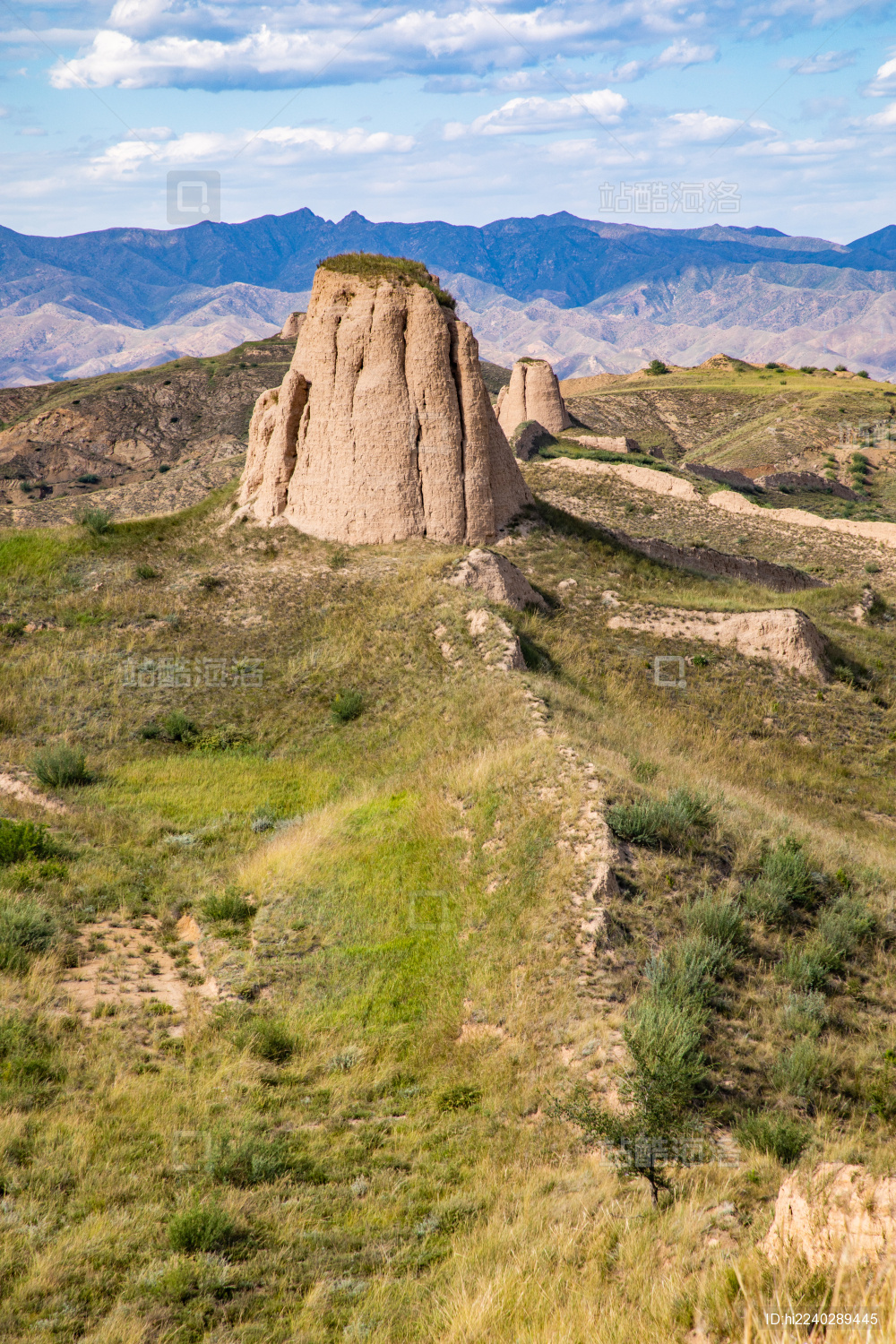 中国山西大同新平堡长城遗址