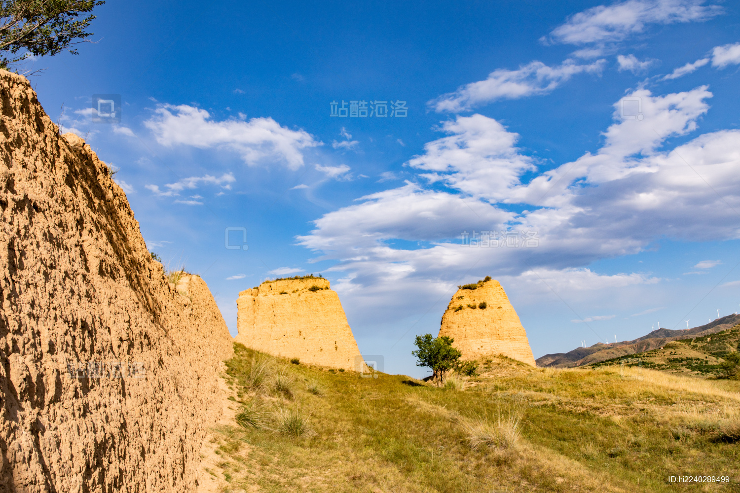 中国山西大同新平堡长城遗址