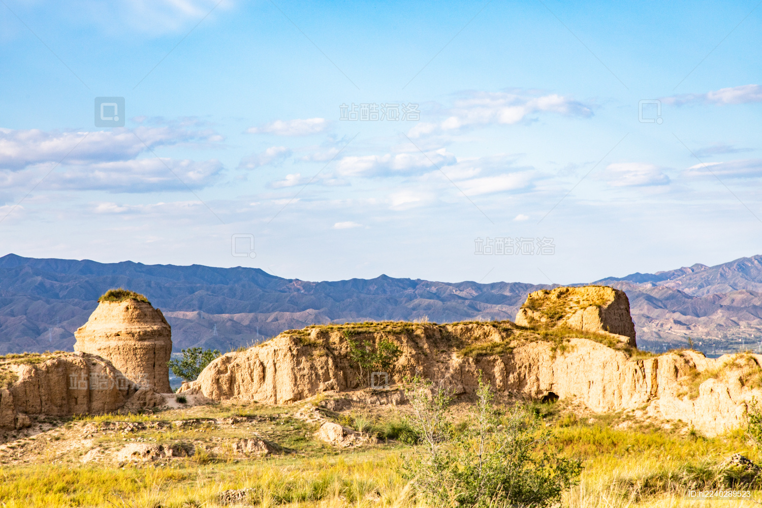 中国山西大同新平堡长城遗址