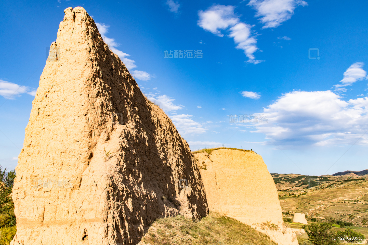 中国山西大同新平堡长城遗址