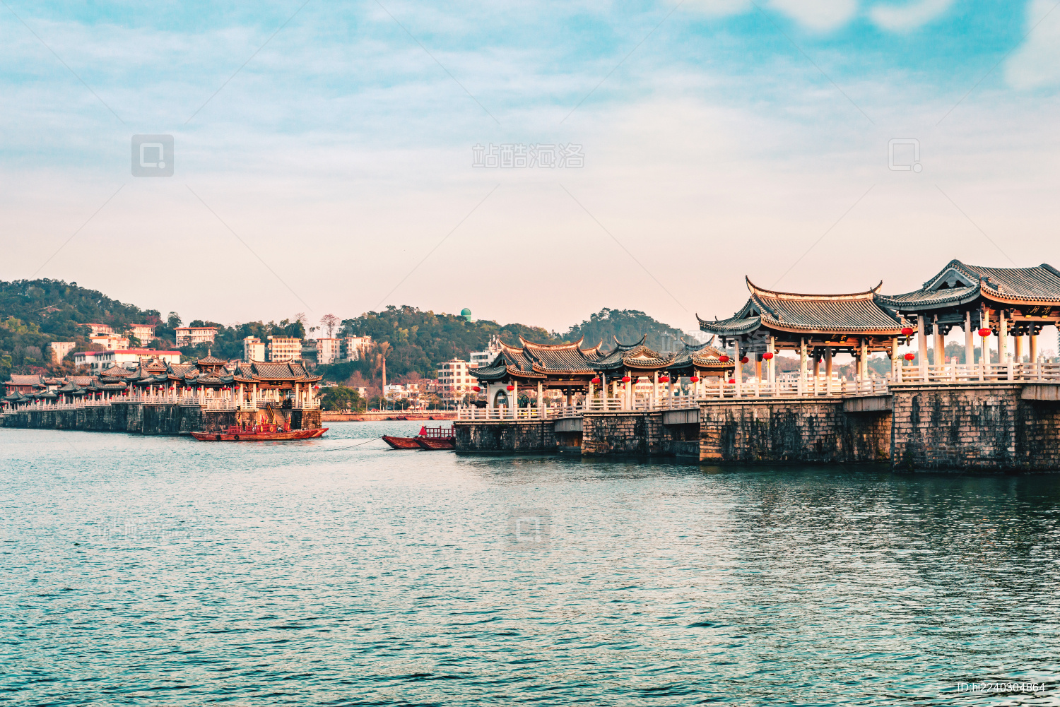 中国广东潮州古城广济桥