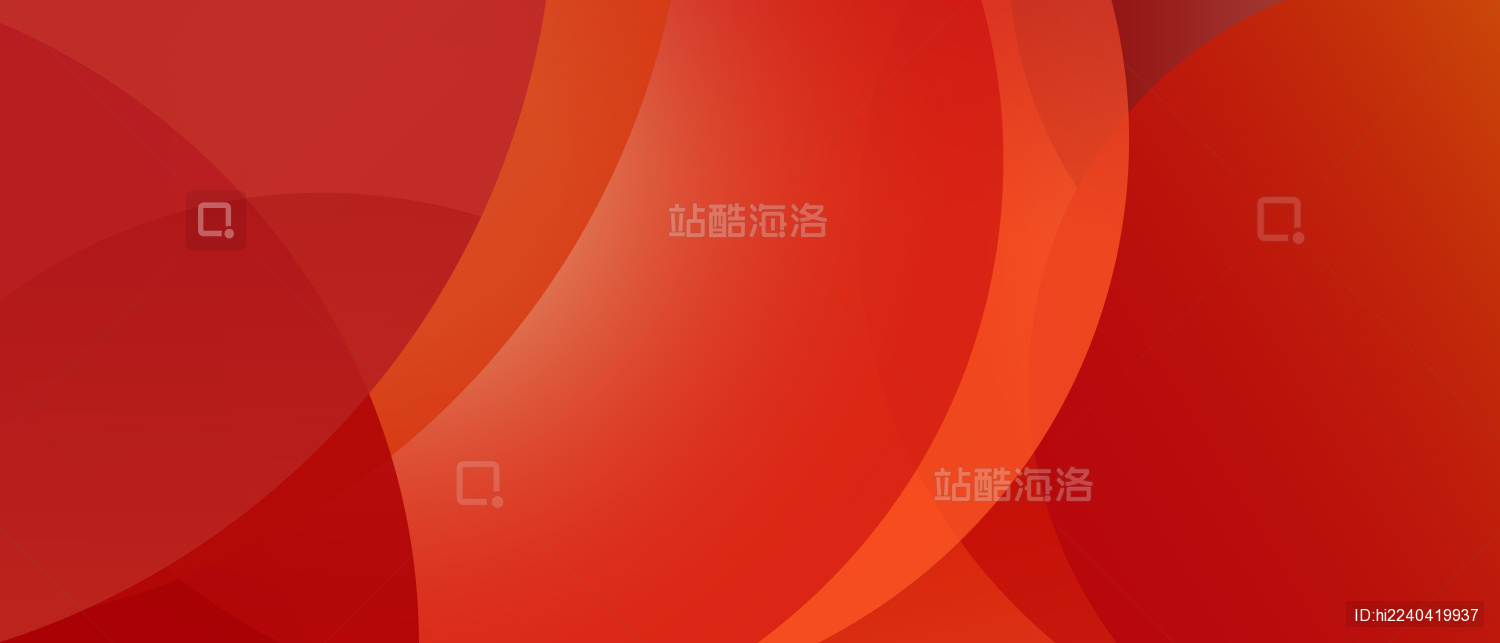 简单红色背景圆圈圆弧明暗曲线矢量图