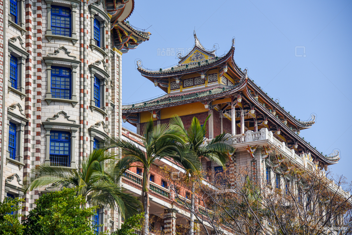 福建厦门集美中学道南楼历史建筑_站酷海洛_正版图片_视频_字体_音乐