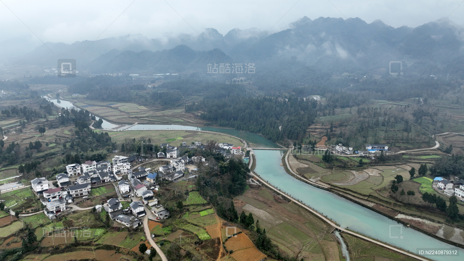 贵州遵义凤冈坝上风光，拦河坝原来也可以这么美丽