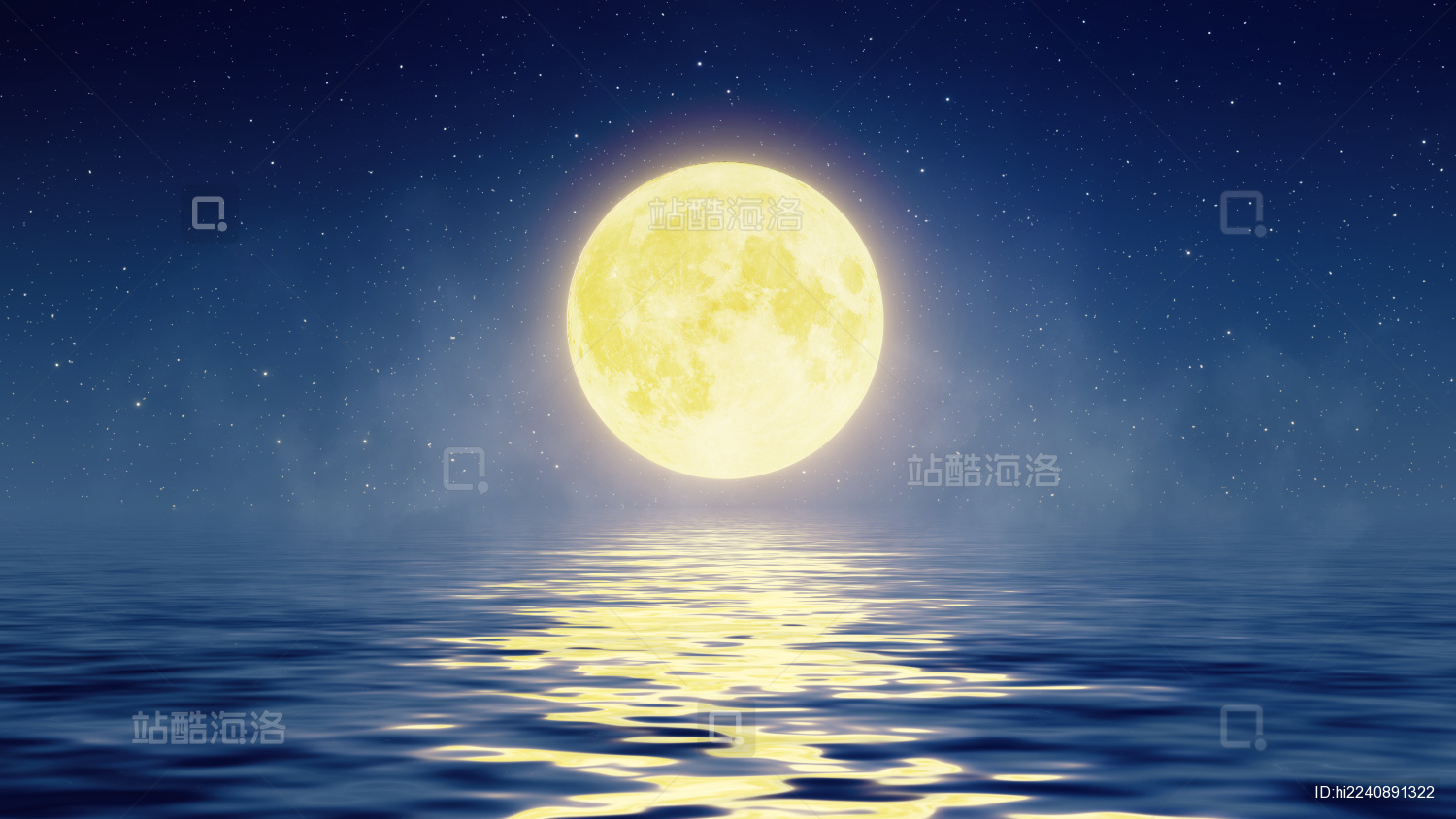月亮倒映图片,倒映在水中的月亮图片,月亮图片_大山谷图库