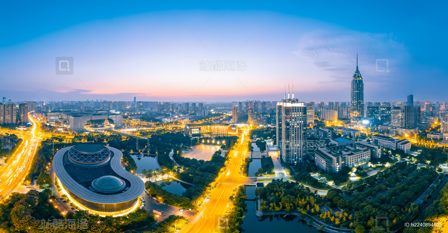江苏省常州市城市夜景