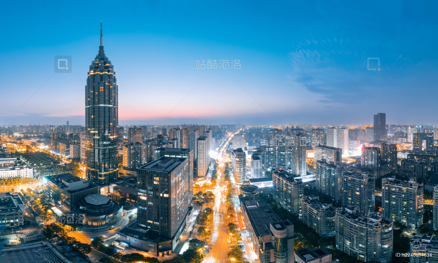 江苏省常州市城市夜景