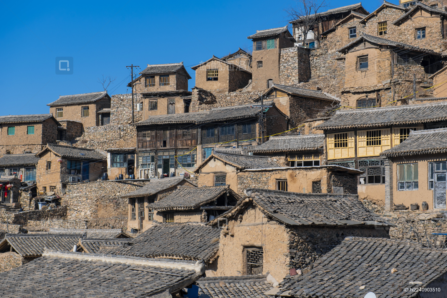 山西阳泉大汖古村落