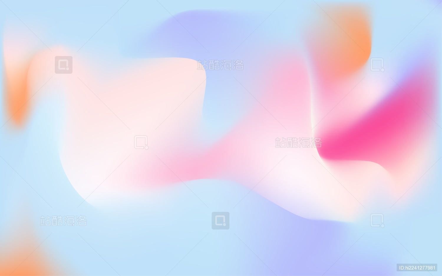 流体渐变多彩风格年会背景科技未来抽象海报