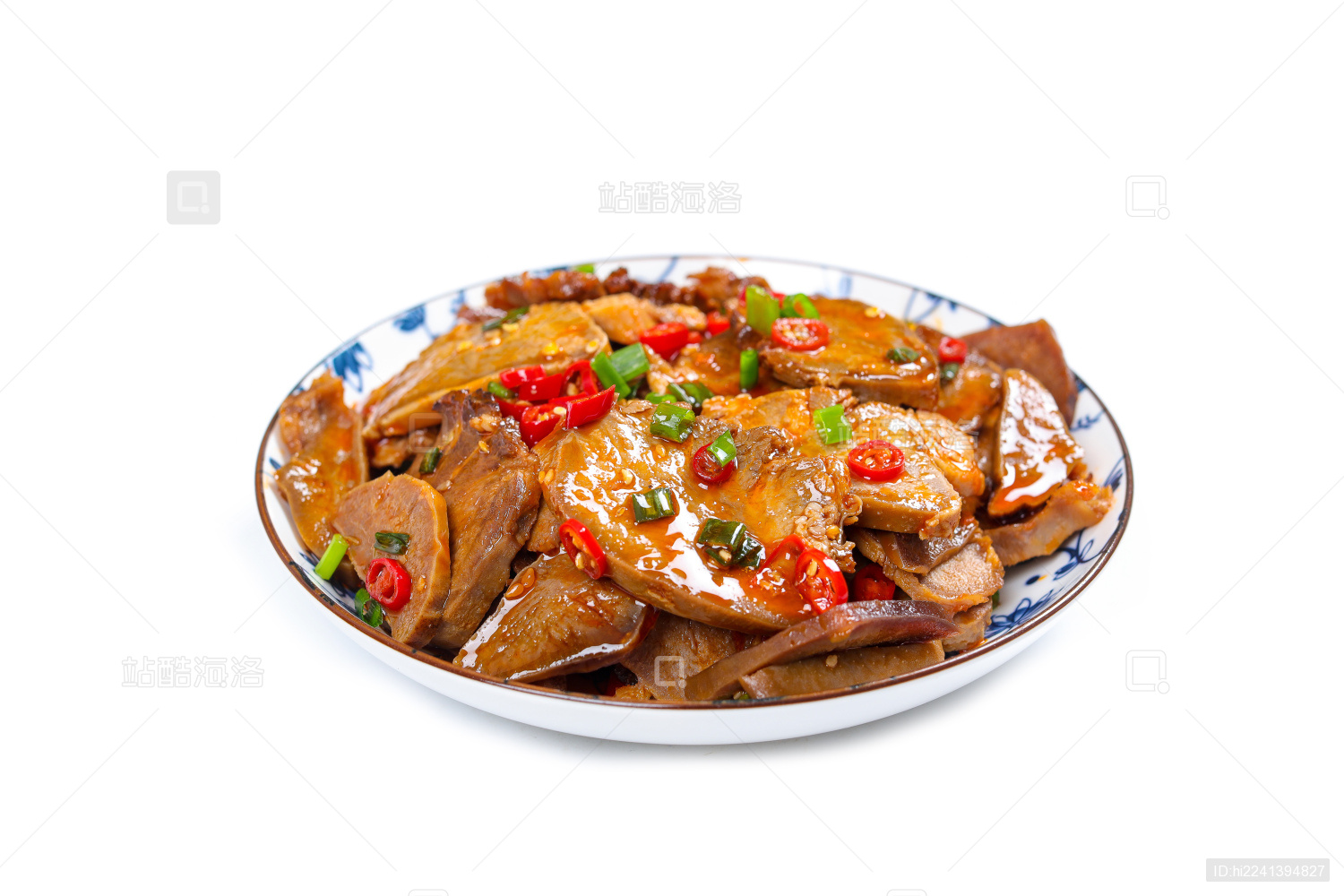 香辣美味家常菜红油凉拌猪舌