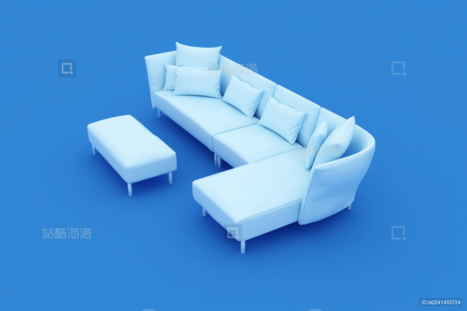 高清晰蓝色背景素材|网页设计师联盟素材