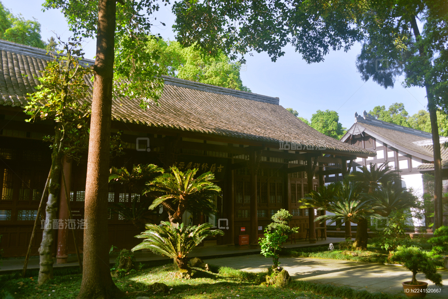 中国四川成都杜甫草堂博物馆古籍修复展示馆