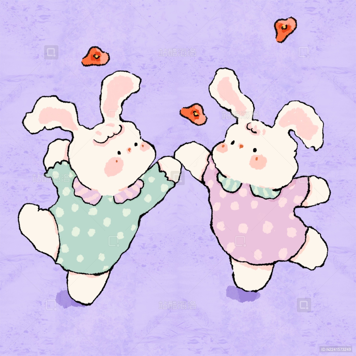 可爱治愈小兔子