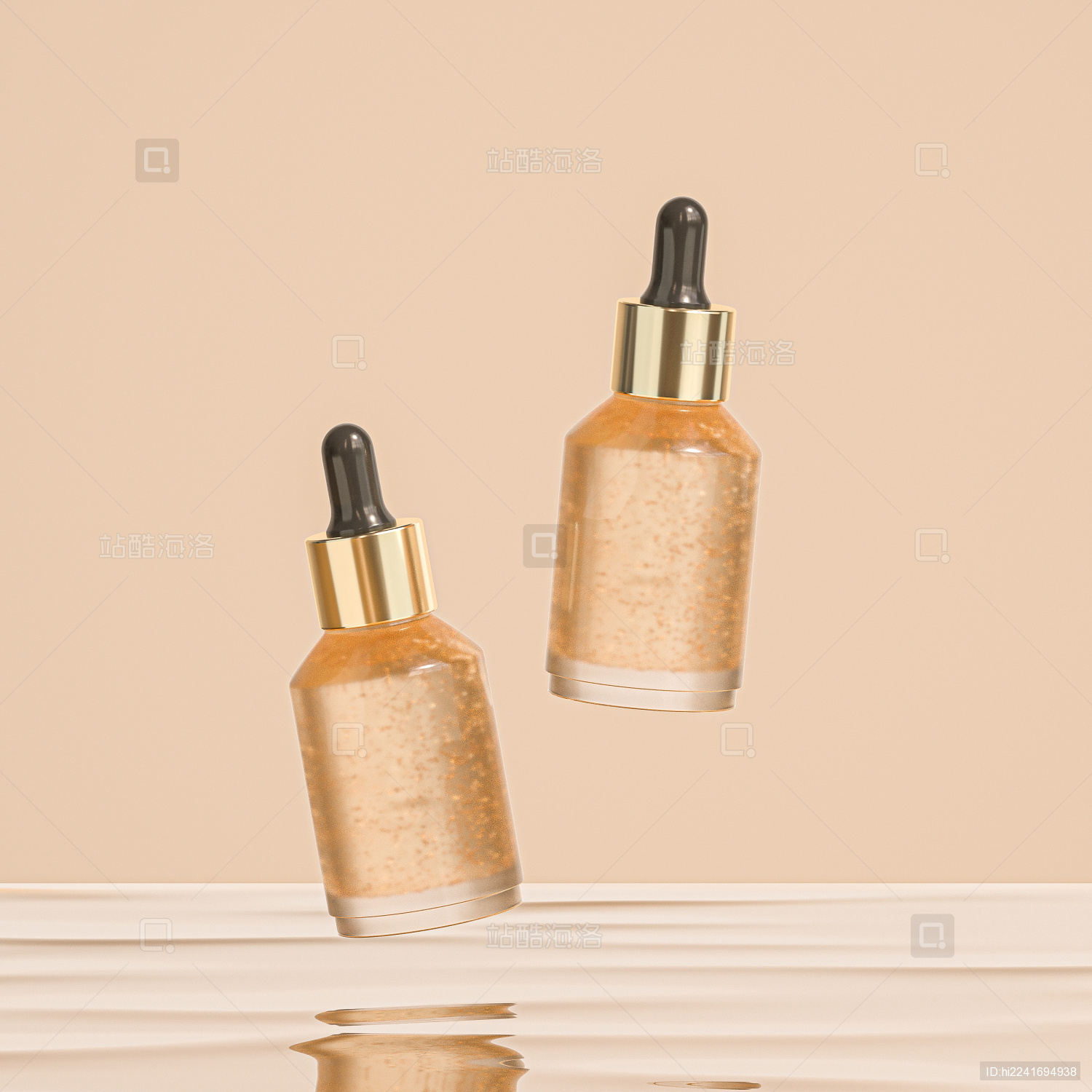 美妆安瓶瓶子医美实验素材