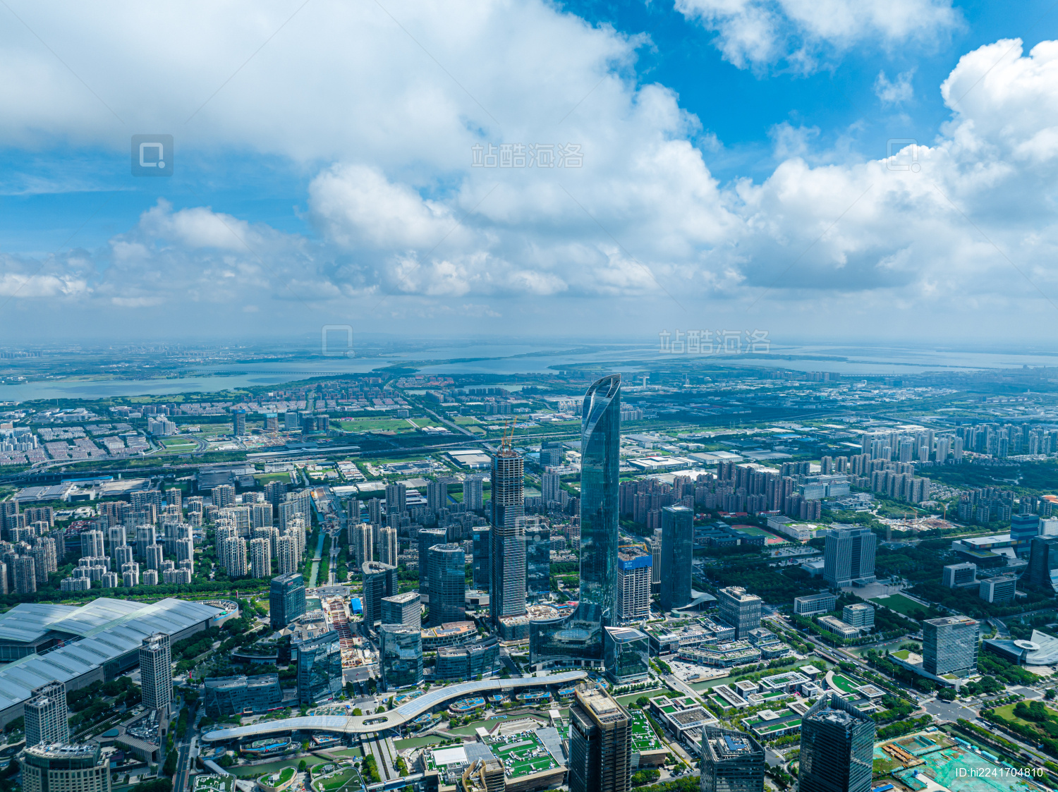 中国江苏苏州工业园区城市风光