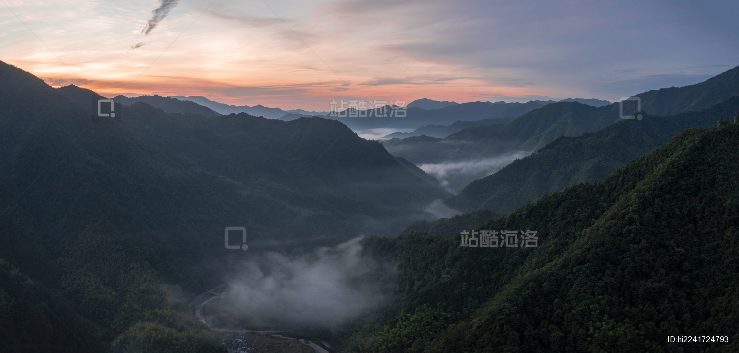 浙江省衢州市开化县马金溪齐溪水库风光