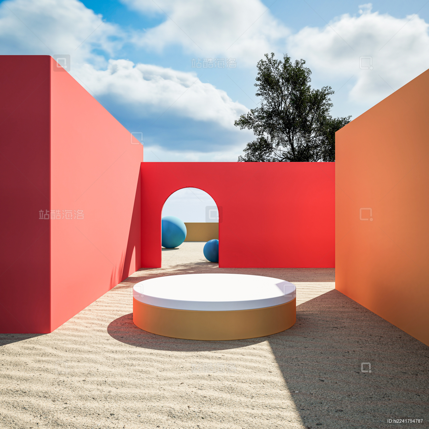 用于产品展示的展台建筑