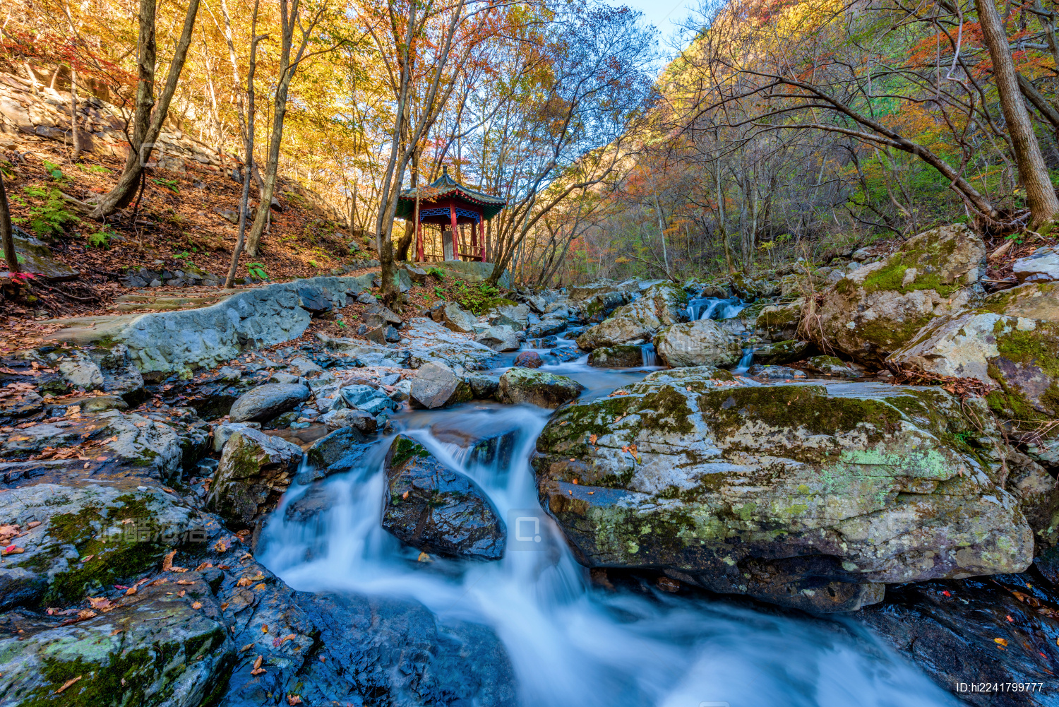 中国辽宁丹东蒲石河森林公园