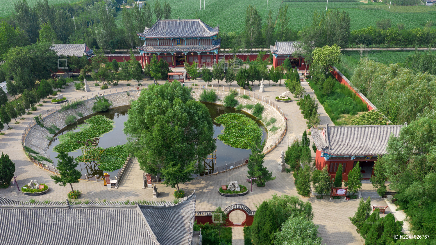 中国山东省乐陵县碧霞元君故居王母殿