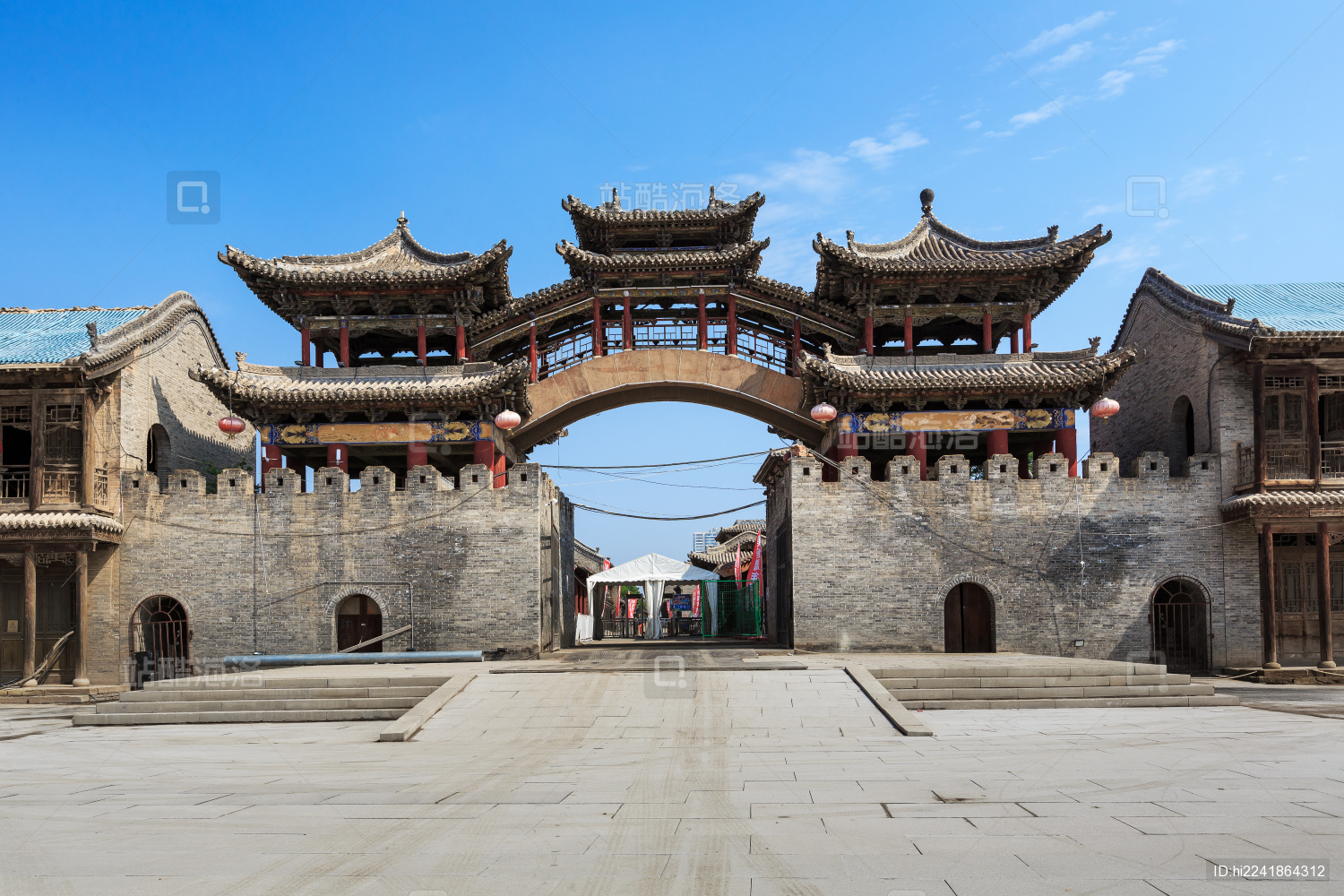 中国山西省晋中市榆次老城城门楼