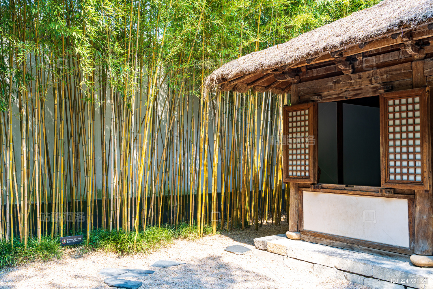 中国江苏苏州博物馆竹林景观