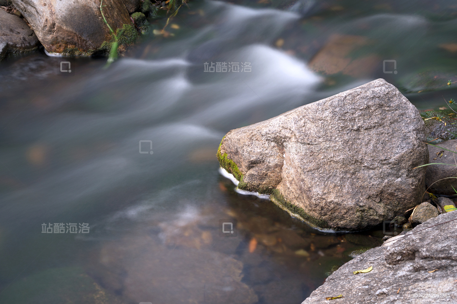 北京山区景点溪流慢门摄影