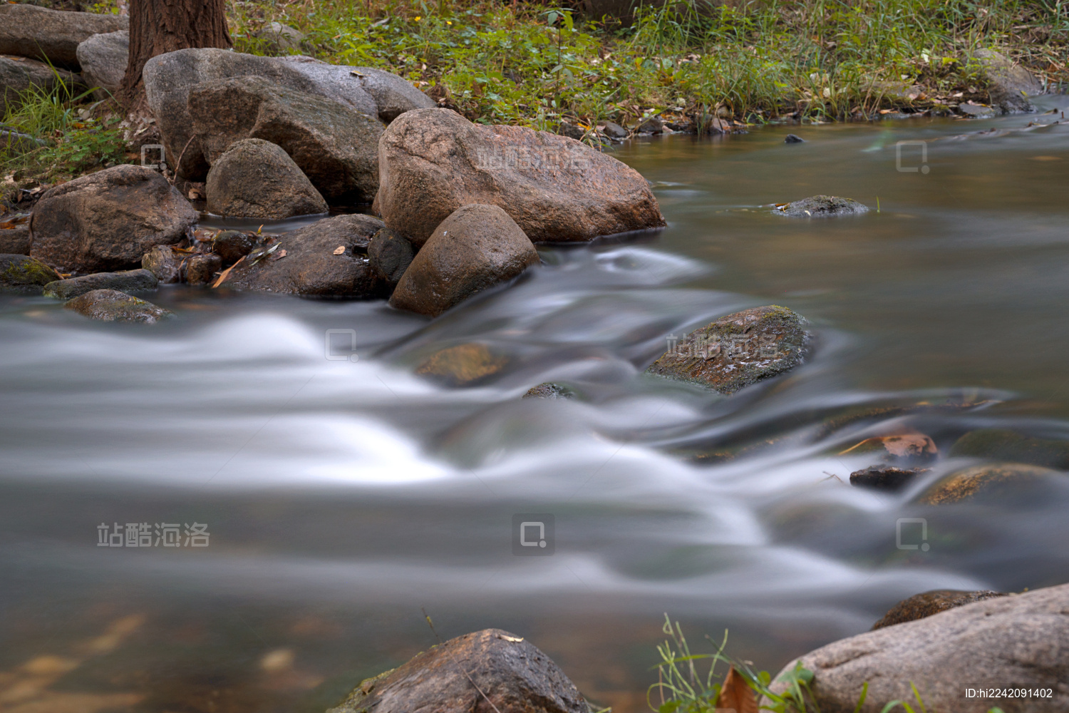 北京神堂峪溪流慢门摄影