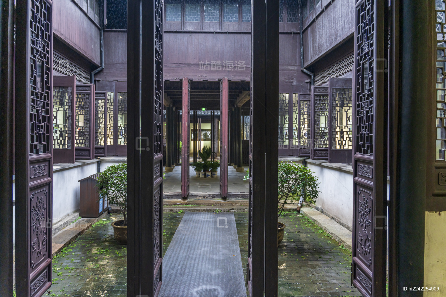 浙江湖州南浔古镇南浔张静江故居风景