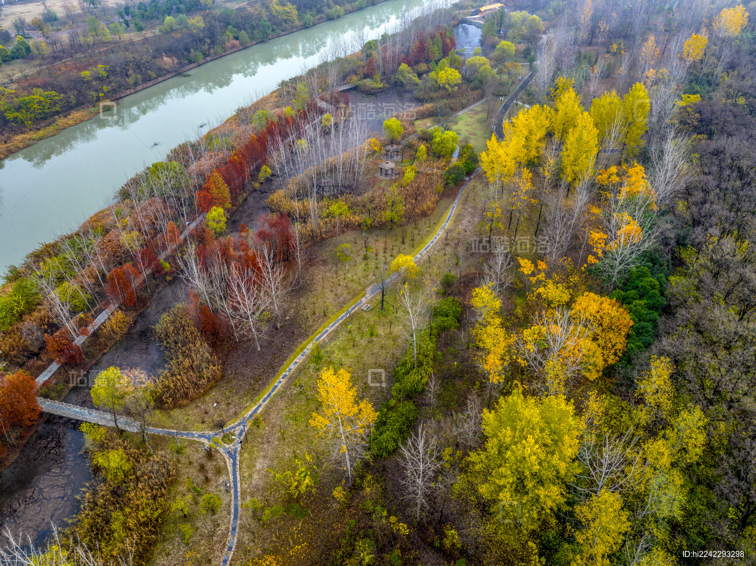 中国江苏淮安古淮河文化生态园景色