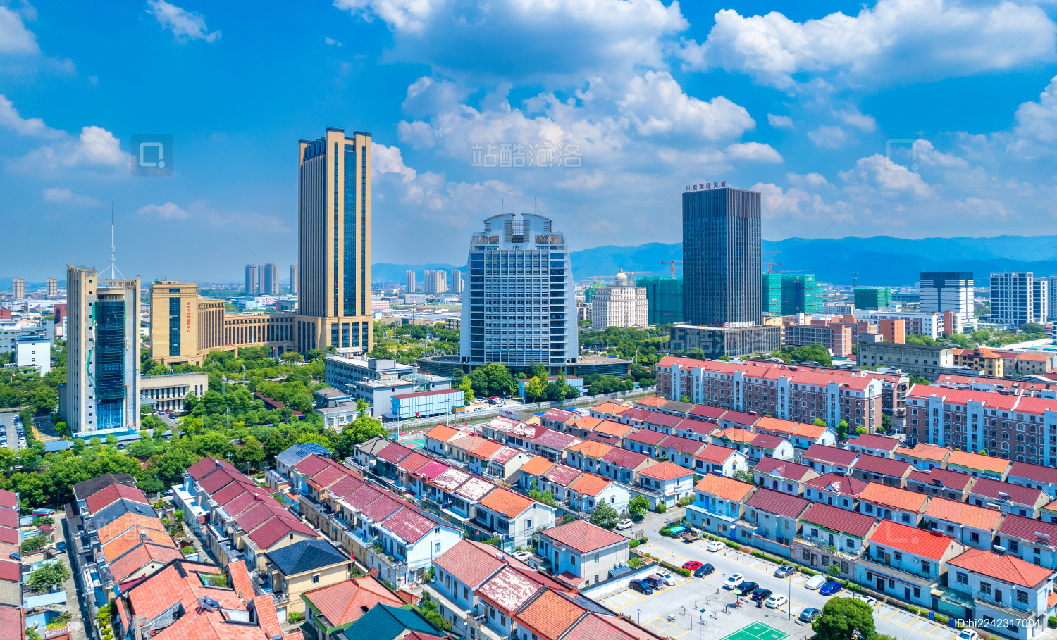 浙江省余姚市城市风光