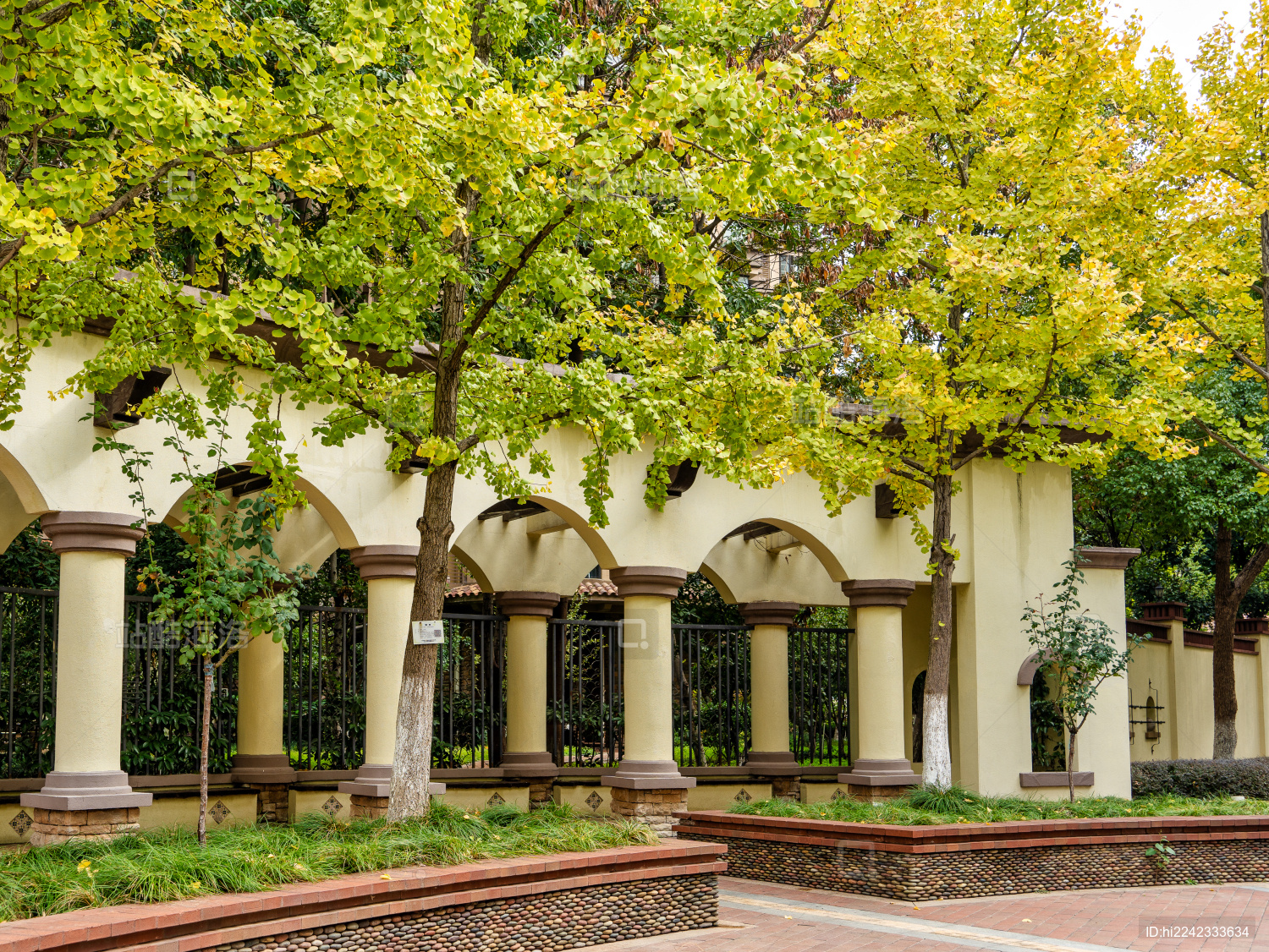 居民小区里的景观