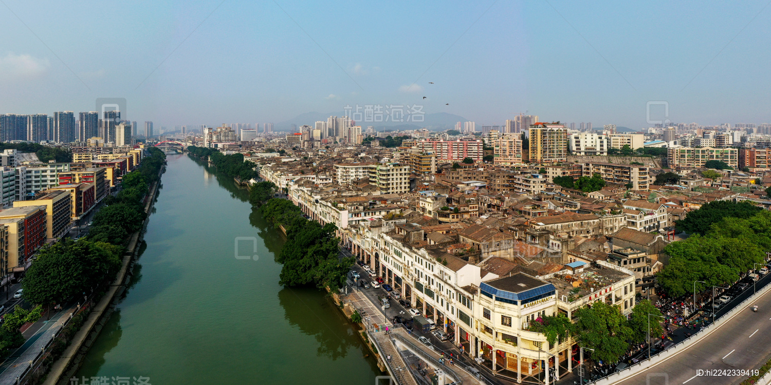 江门 长堤风貌街 古建筑 商业街