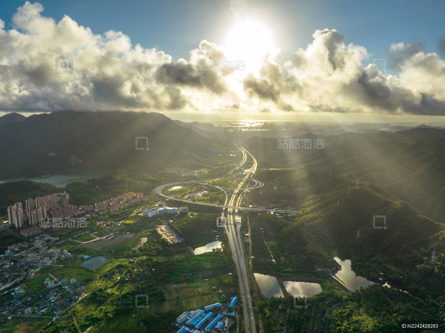 珠海斗门乡村振兴自然风光航拍