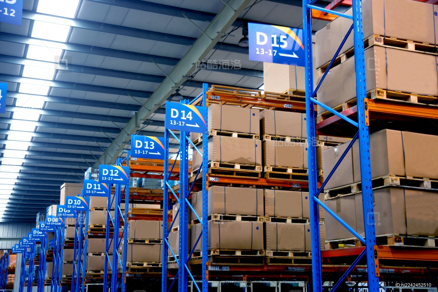 物流公司汽车零部件仓库