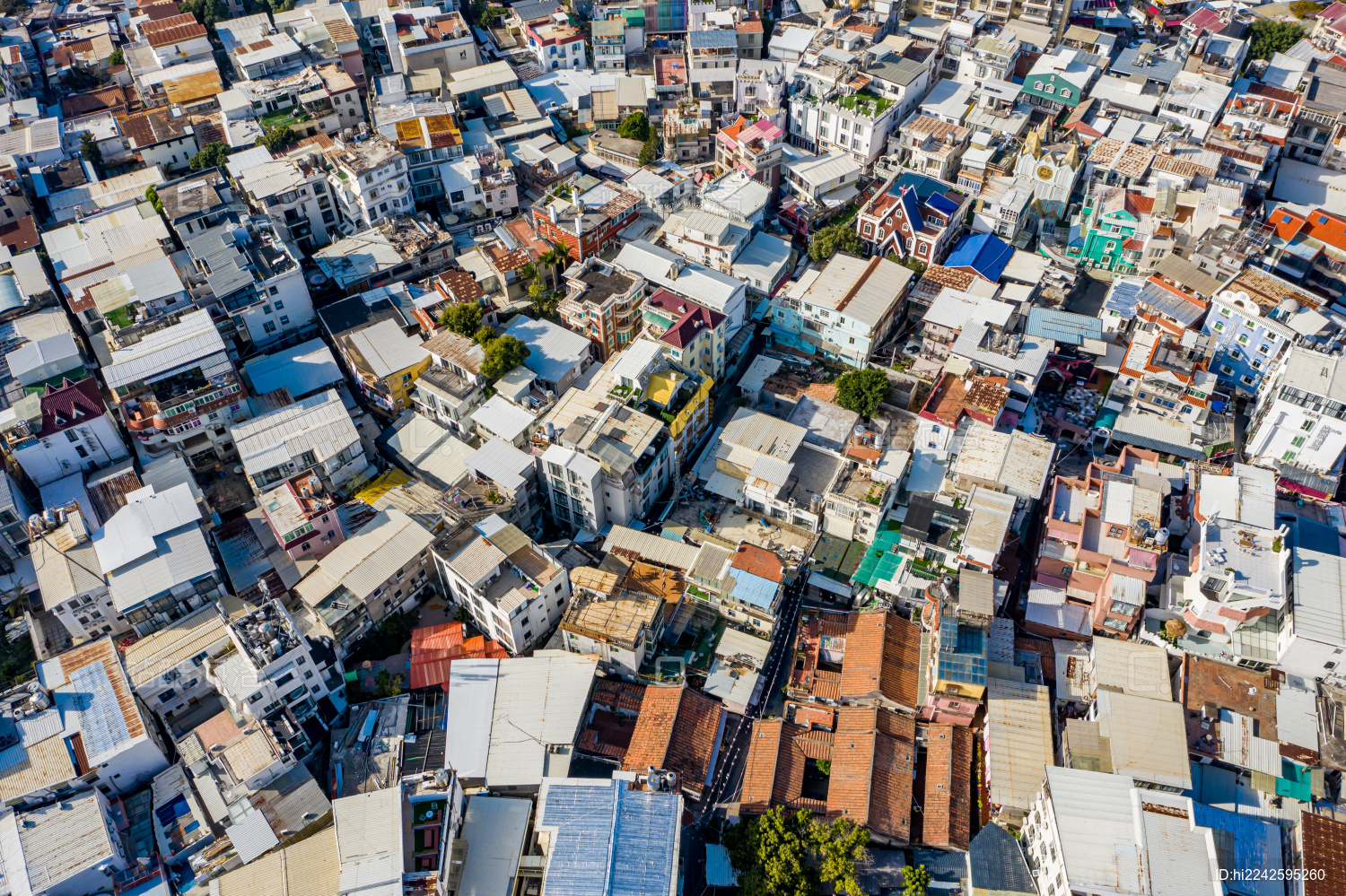 航拍福建厦门曾厝垵文创村闽南沿海小渔村