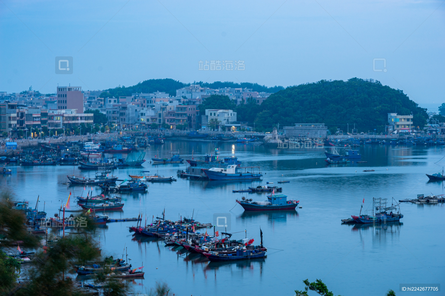 广东汕头南澳岛云澳渔港风光