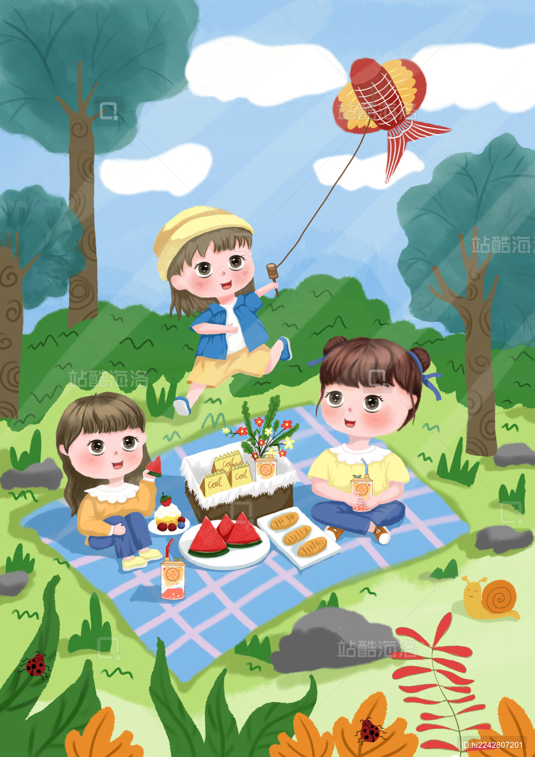 春天一起去春游