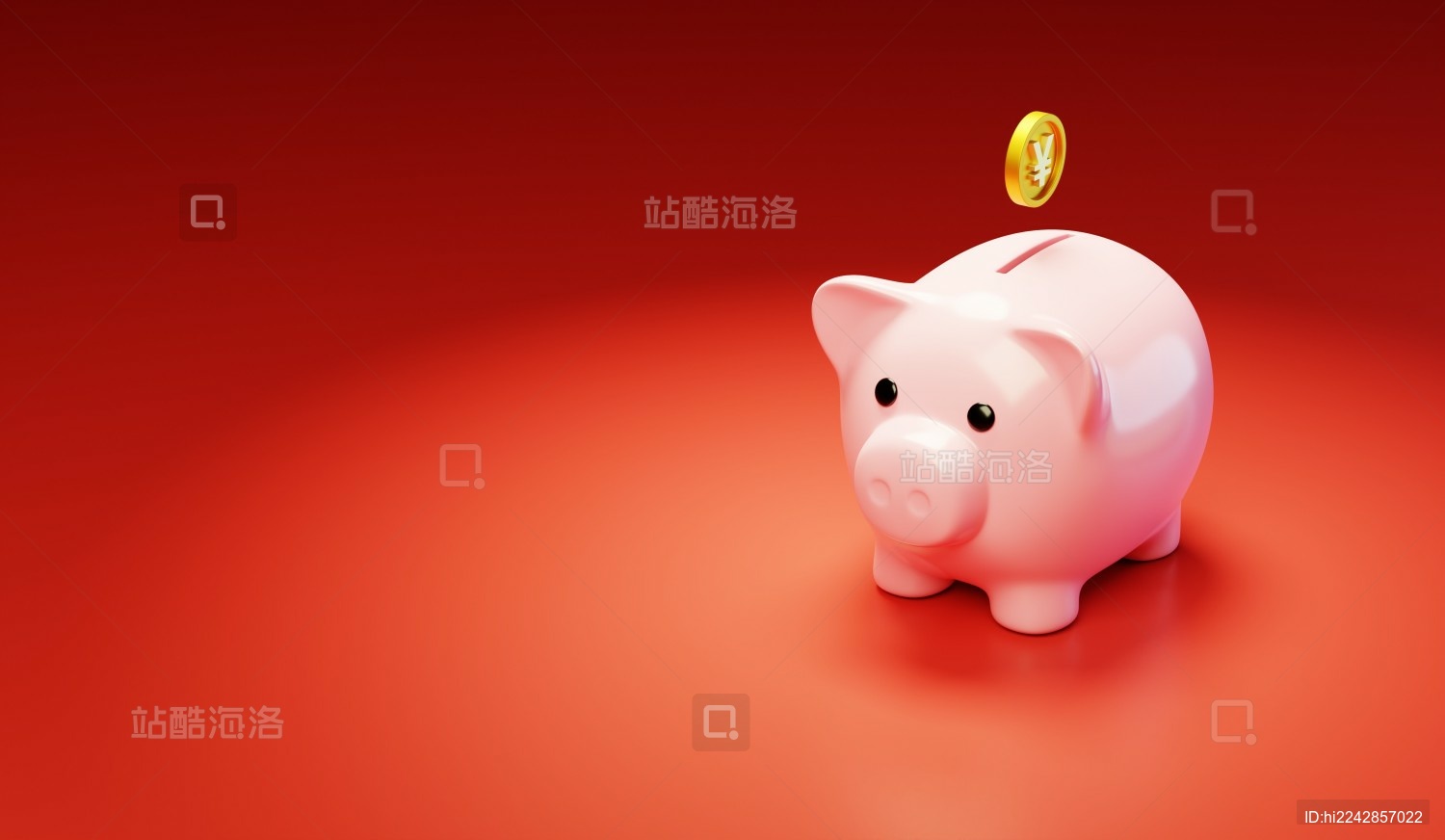 存钱罐3D理财猪建模