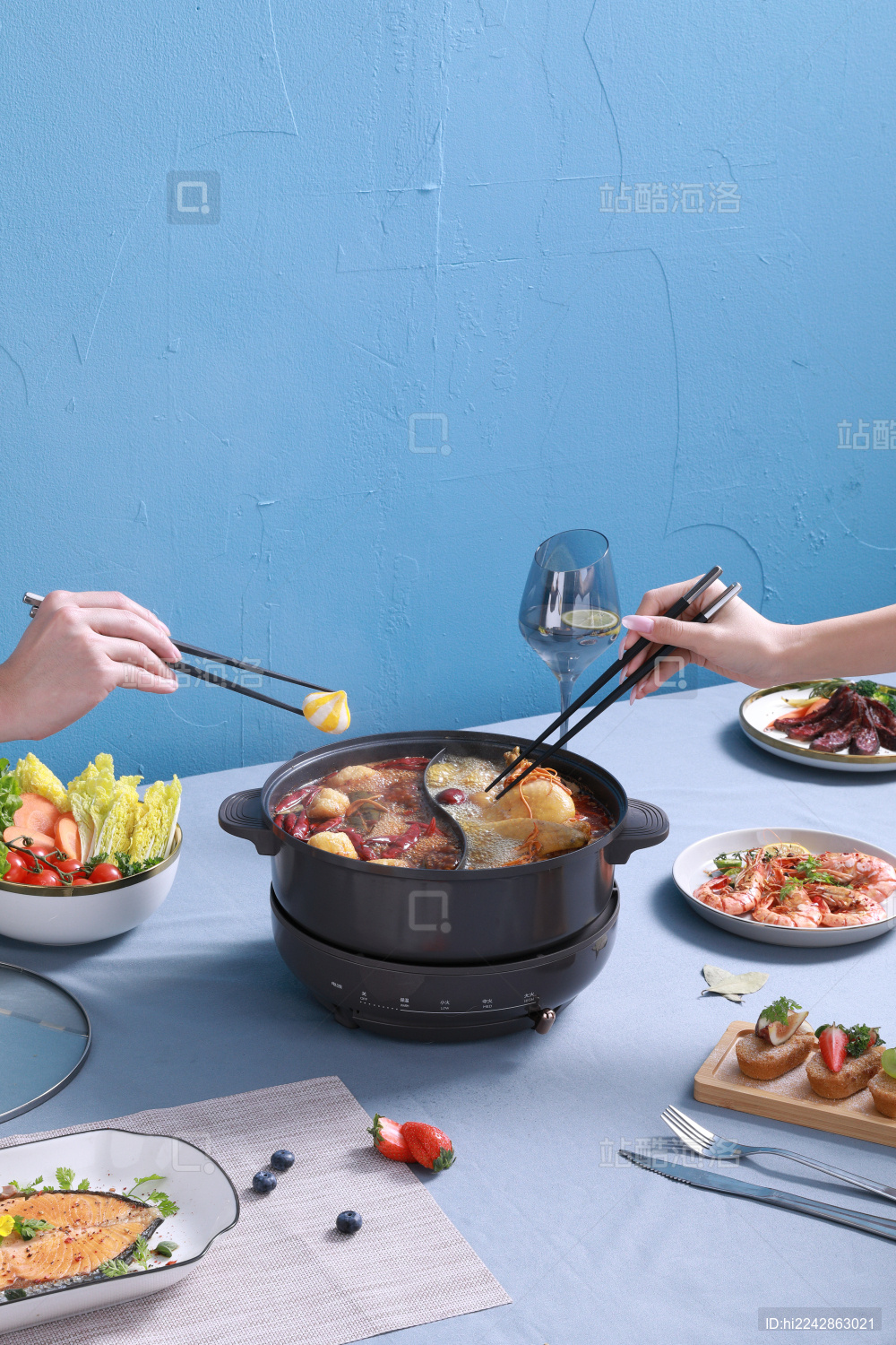 家用一体式电煮锅场景