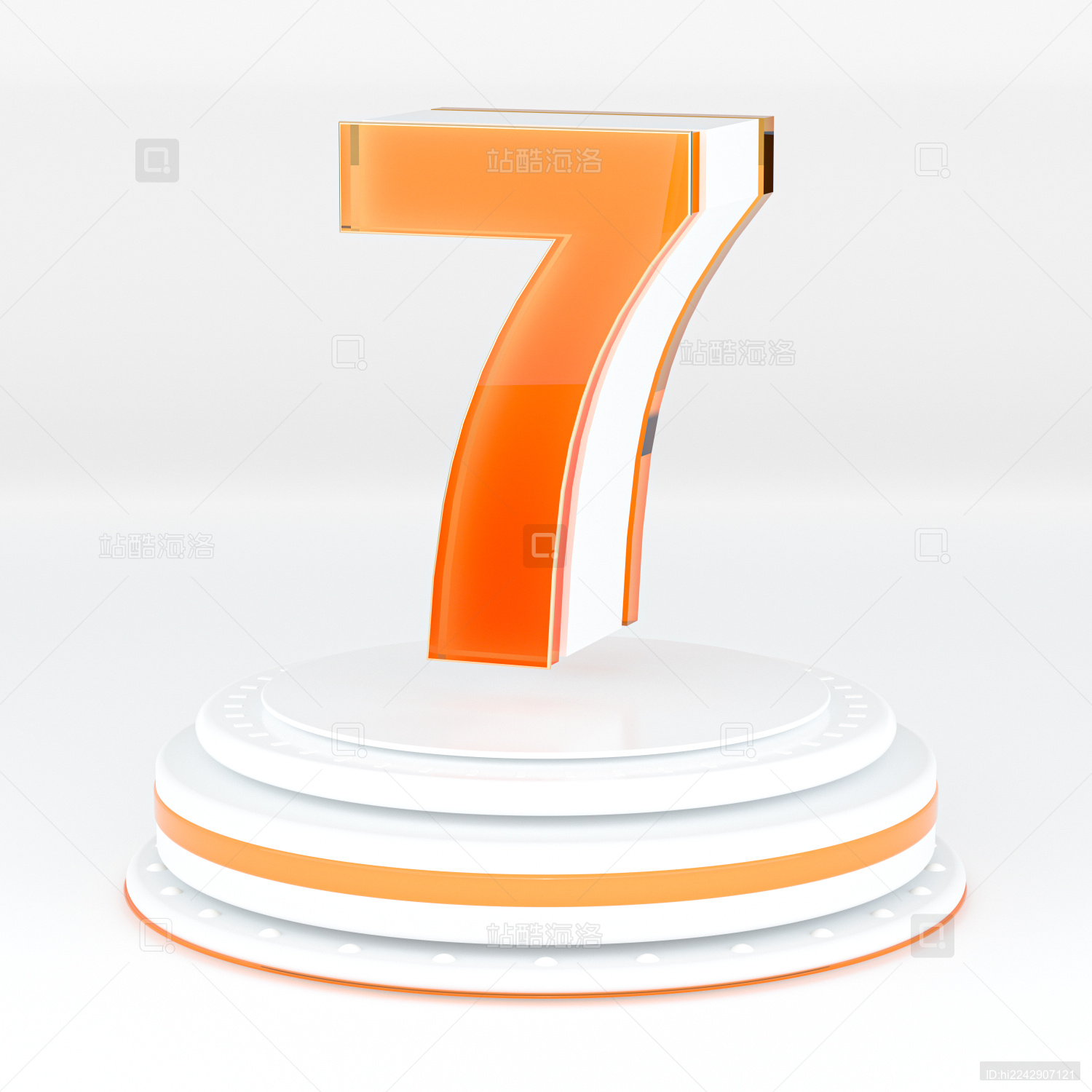 3d立体炫酷数字