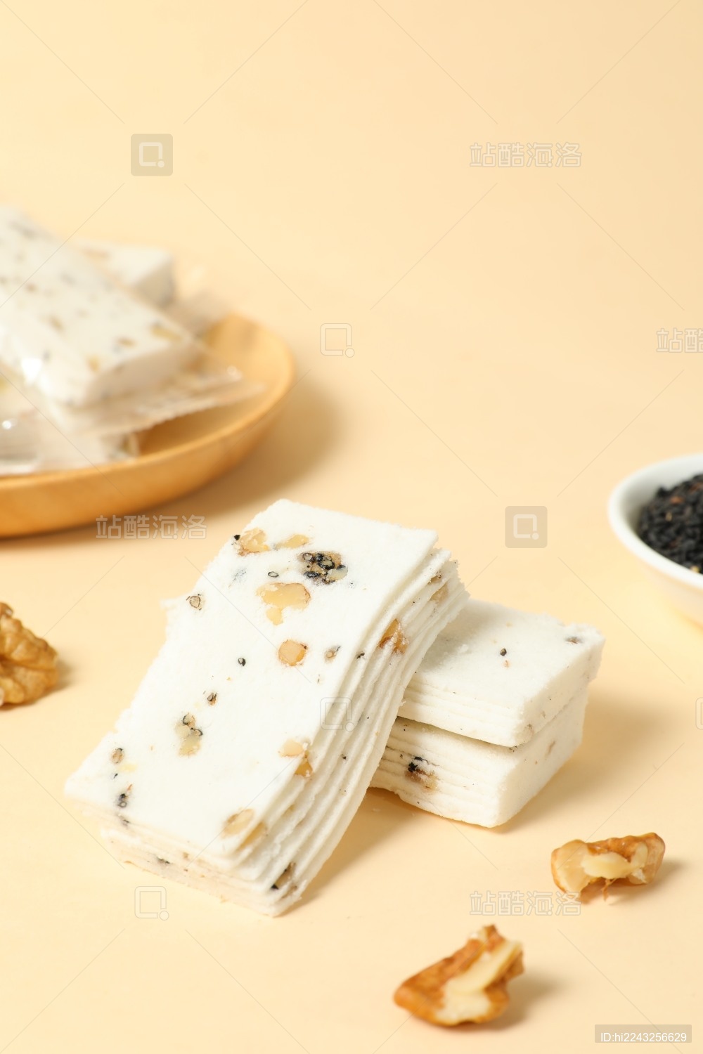 传统中式茶点美食点心云片糕