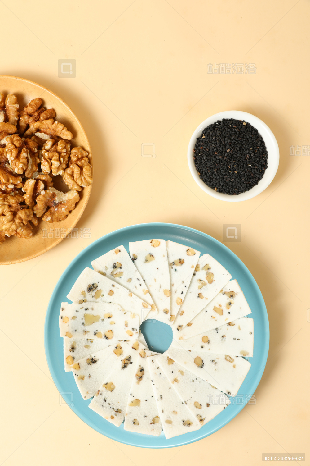 传统中式茶点美食点心云片糕