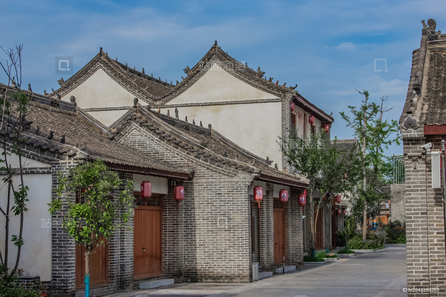 河南省濮阳市班家古镇景区园林建筑