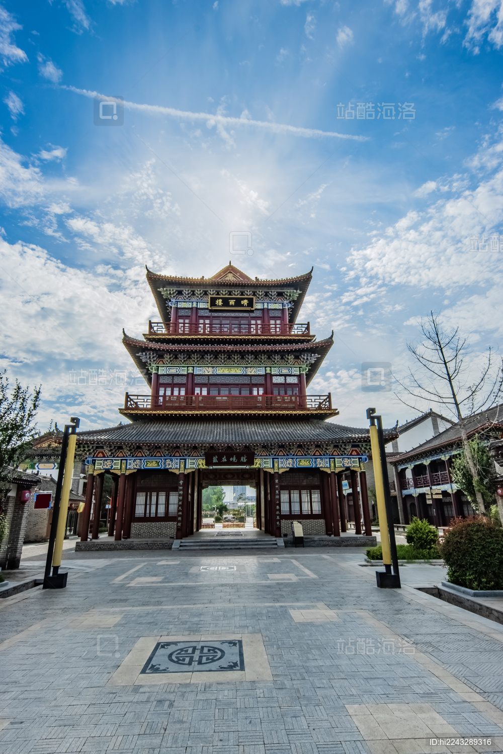 河南省濮阳市班家古镇晴雨楼园林建筑