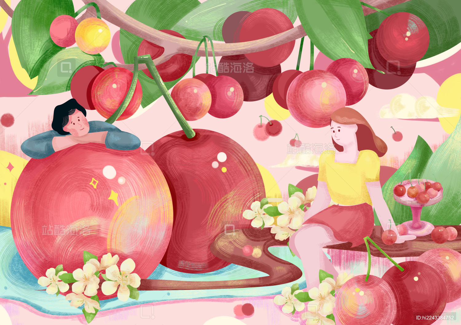 水果乐园主题樱桃