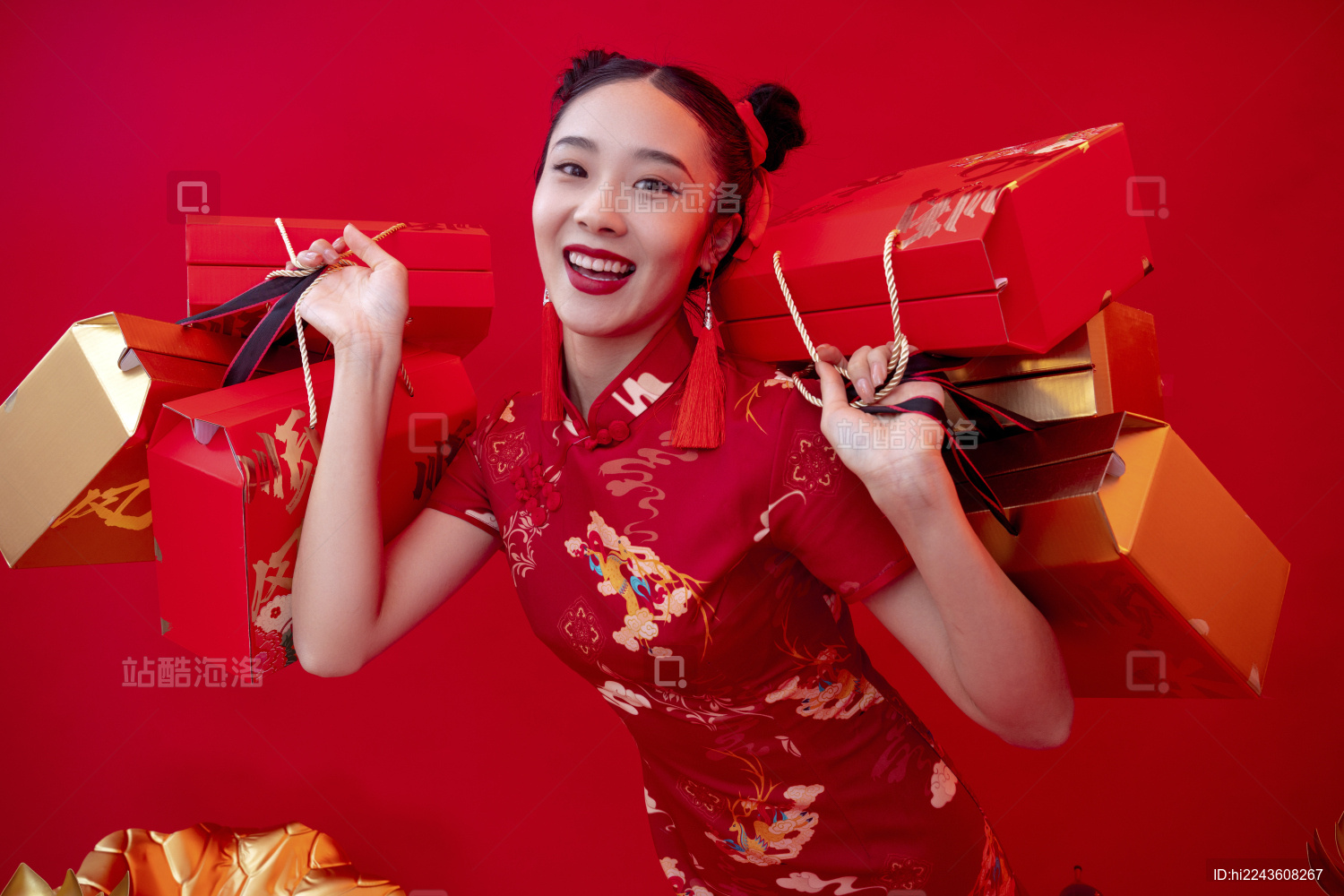 国潮美少女肖像