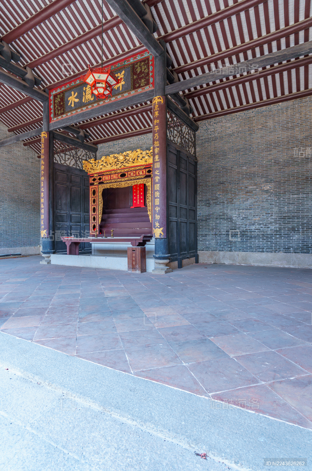 广州海珠小洲村简氏宗祠传统民居老建筑