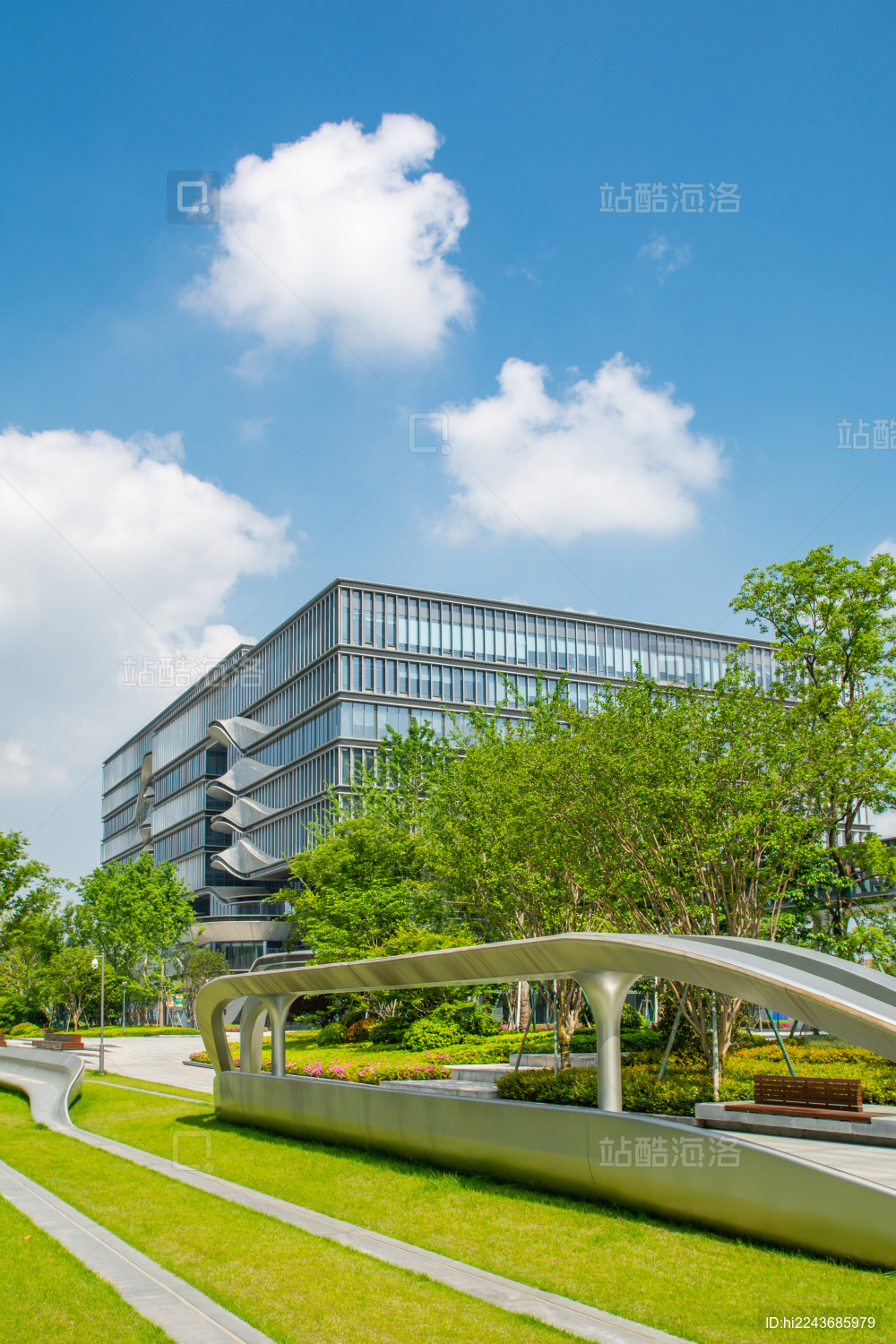 浙江杭州临平乔司杭州算力小镇街景